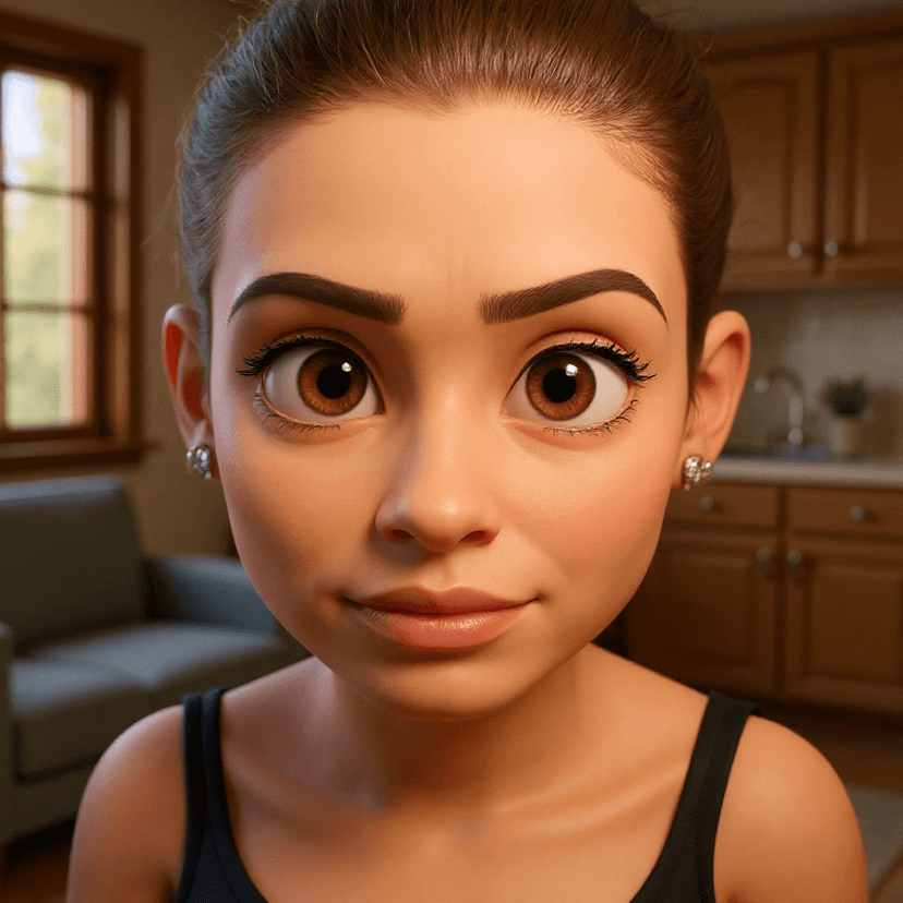 Pixar 3D avatar style preview