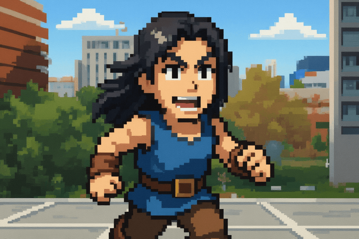 Pixel-art Twitch avatar